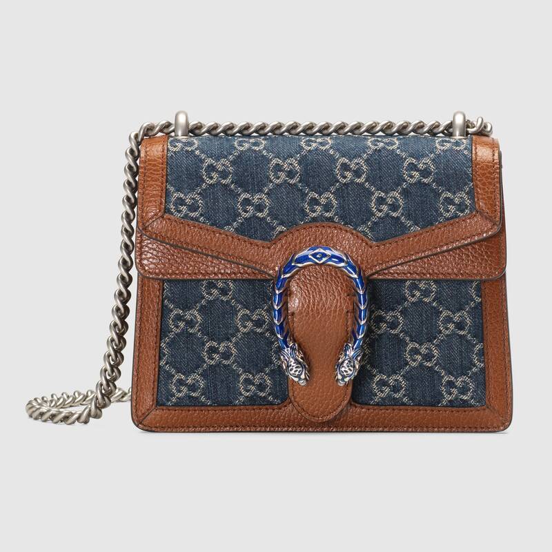 Gucci Dionysus Mini Bag Denim Blue Shoulder Bag 421970 